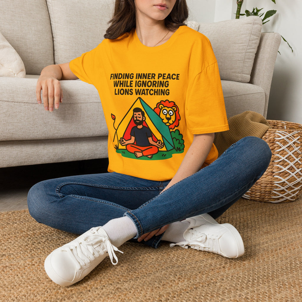 Finding Inner Peace While Ignoring Lions Tee