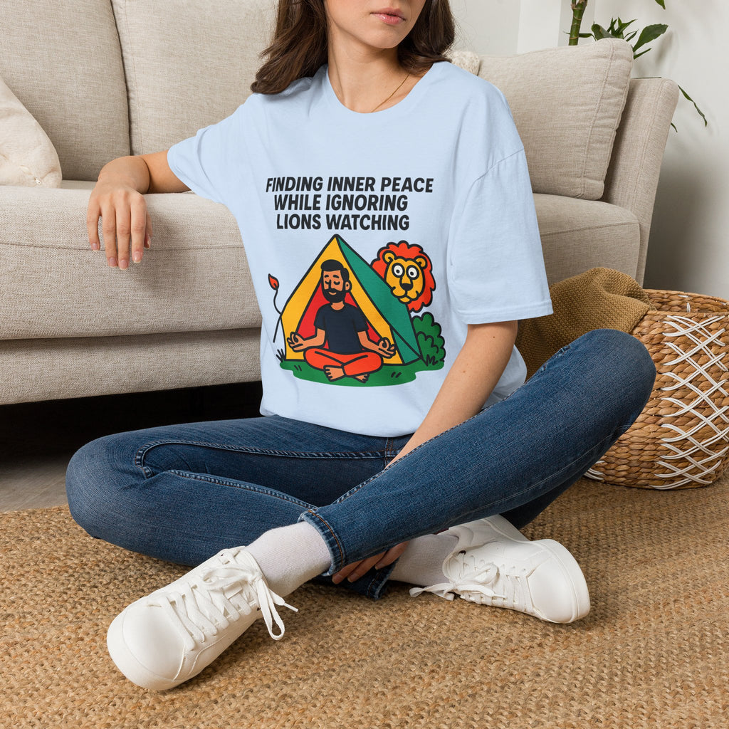 Finding Inner Peace While Ignoring Lions Tee