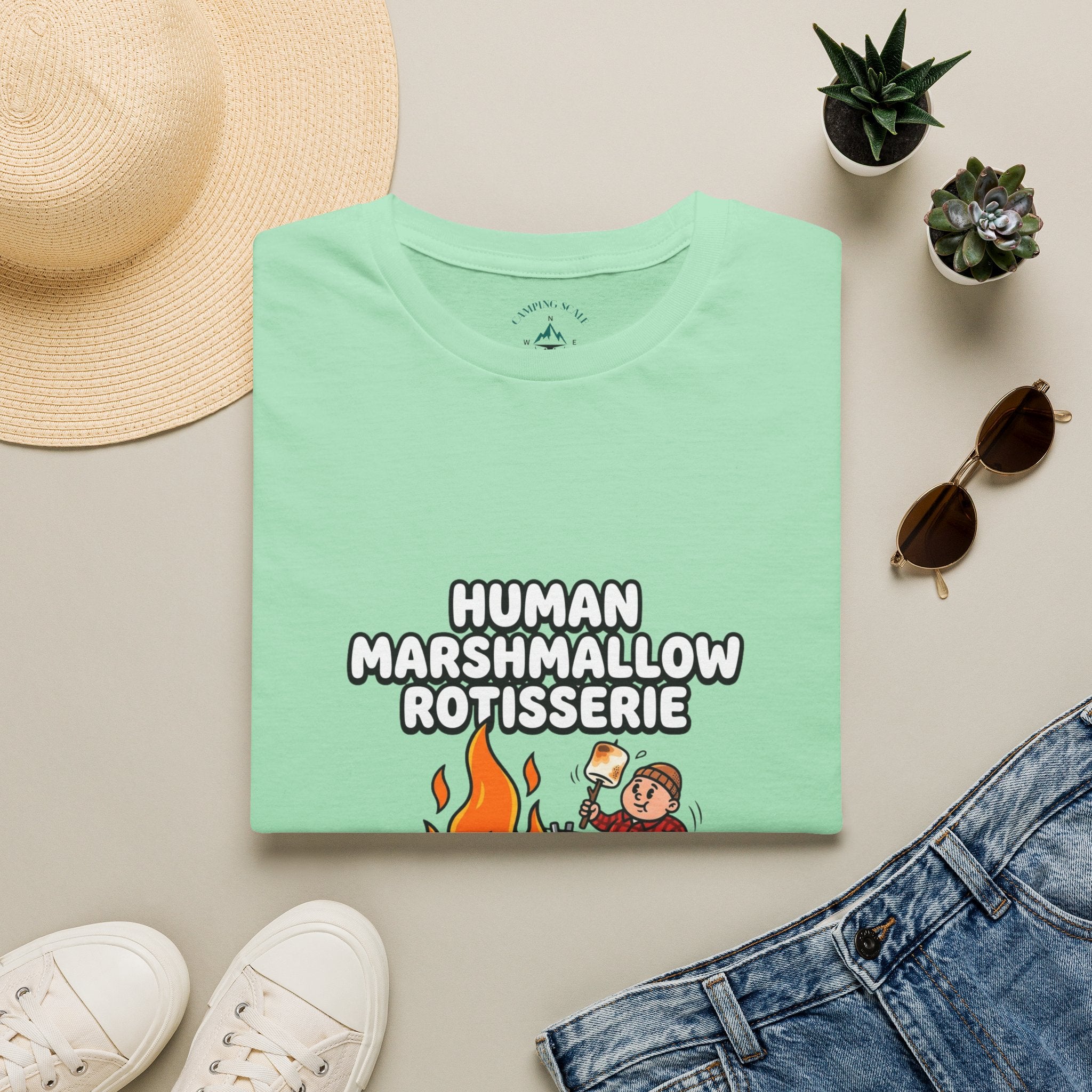 Human Marshmallow Rotisserie