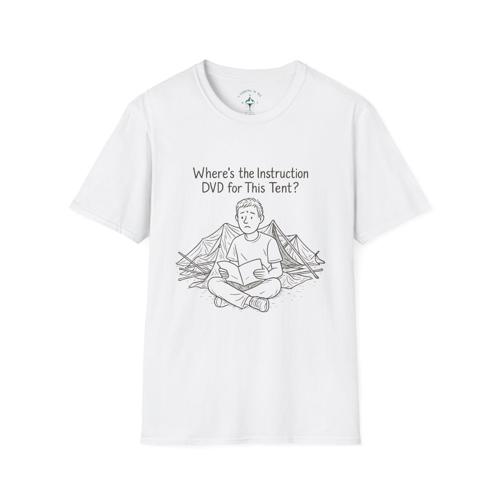 Tent Setup Puzzle Tee