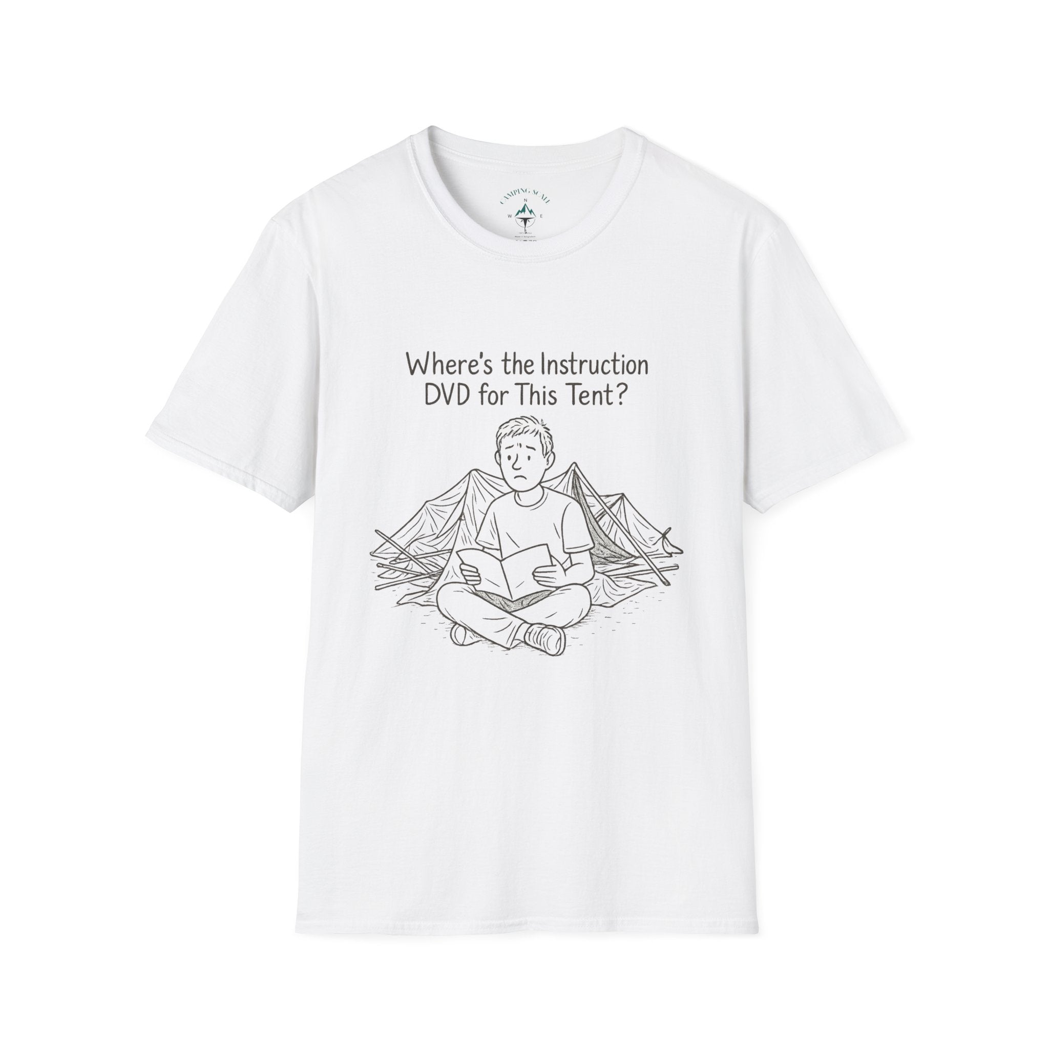 Tent Setup Puzzle Tee