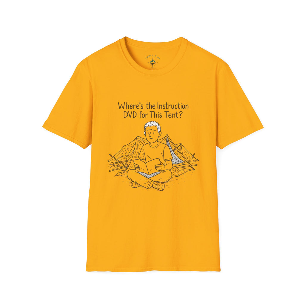Tent Setup Puzzle Tee