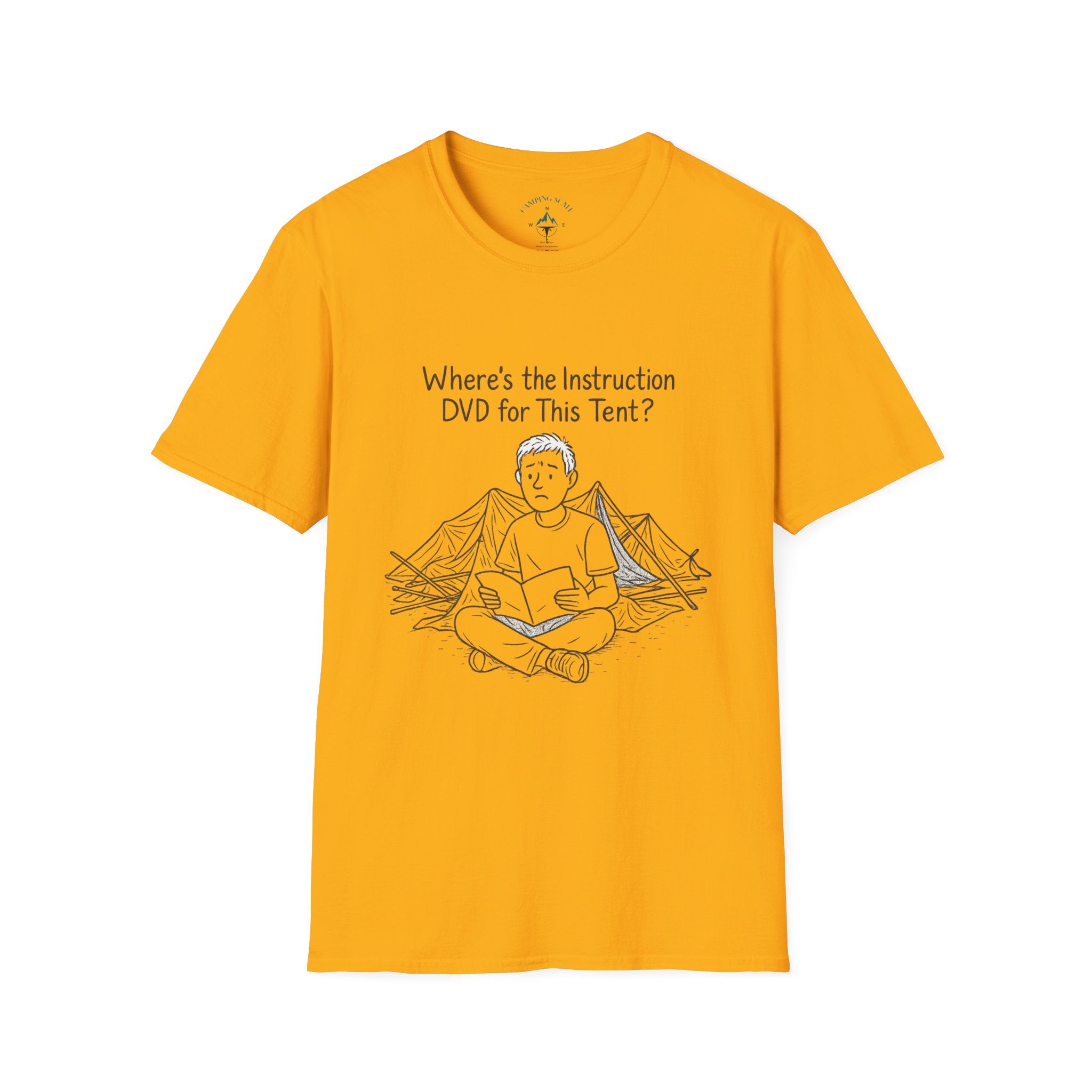 Tent Setup Puzzle Tee