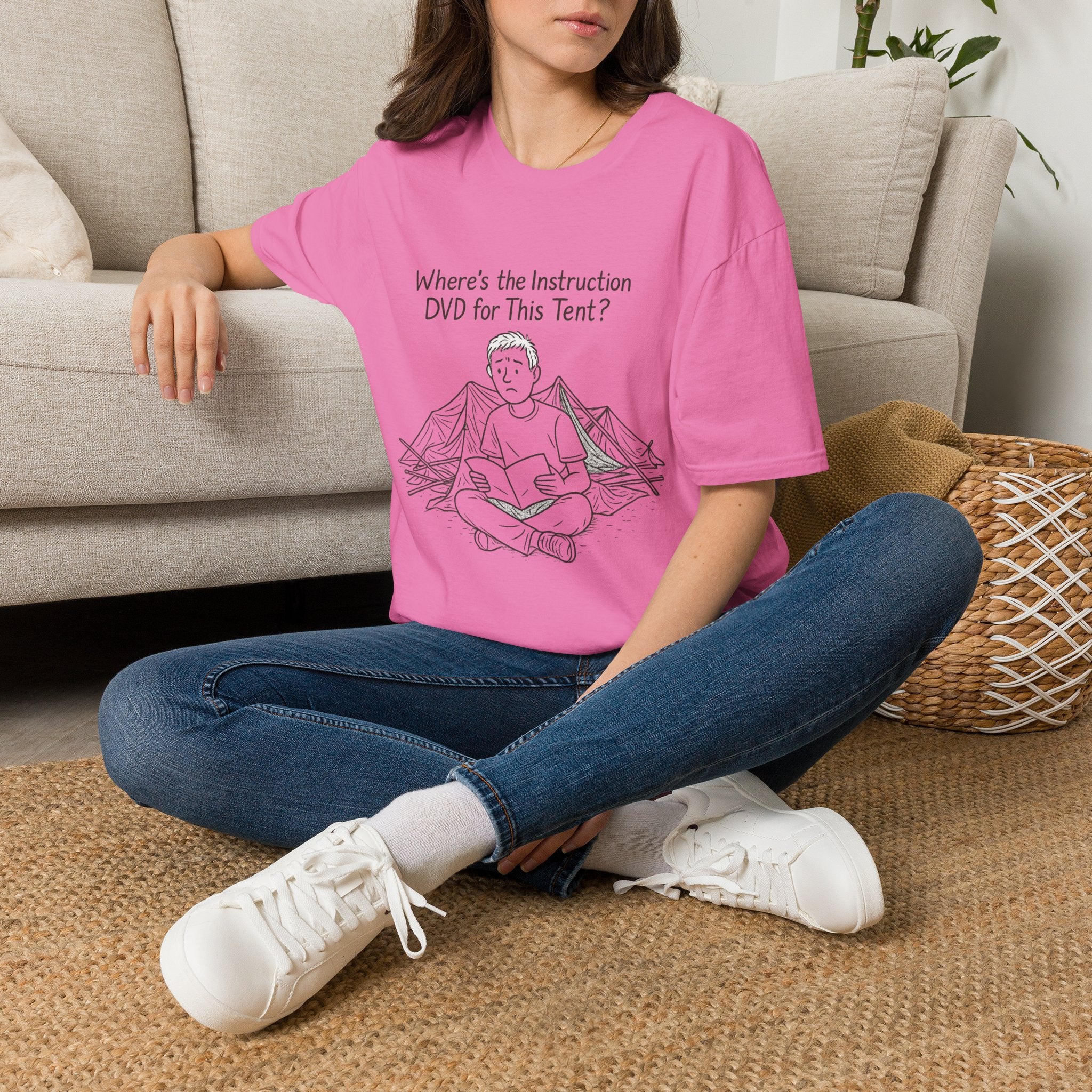 Tent Setup Puzzle Tee