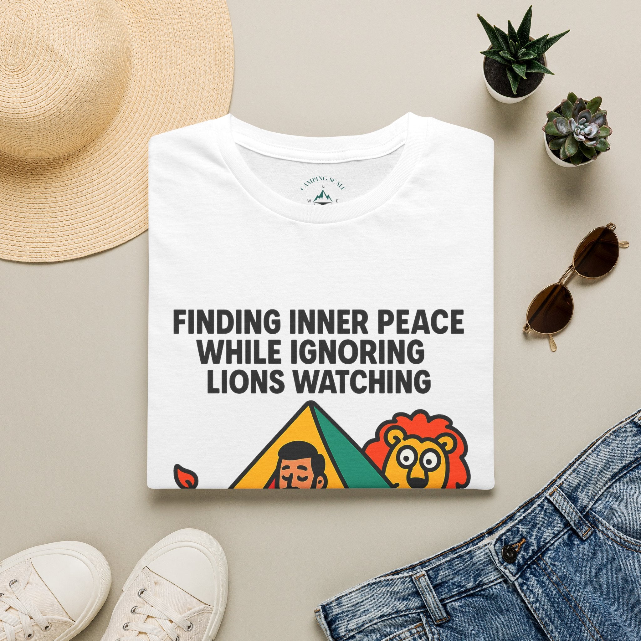 Finding Inner Peace While Ignoring Lions Tee