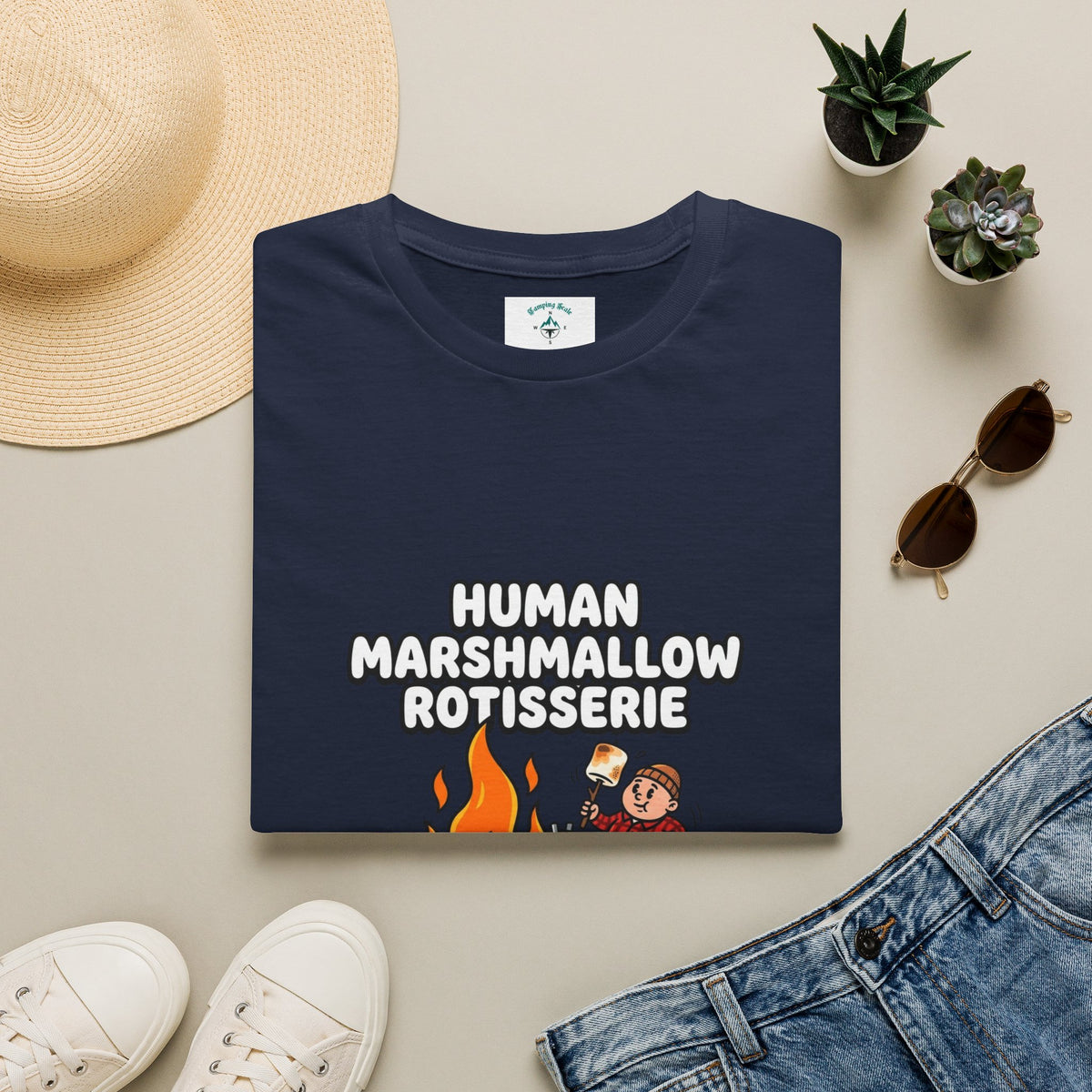 Human Marshmallow Rotisserie