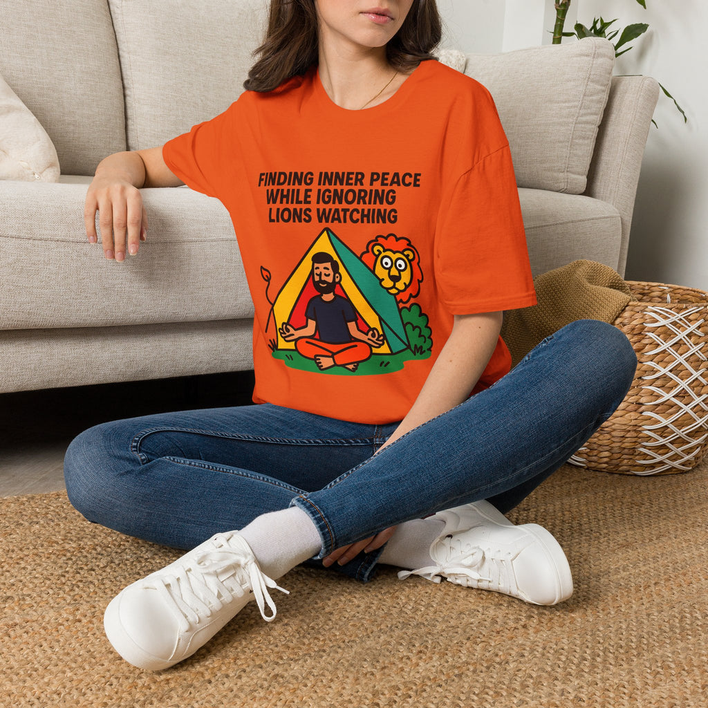 Finding Inner Peace While Ignoring Lions Tee