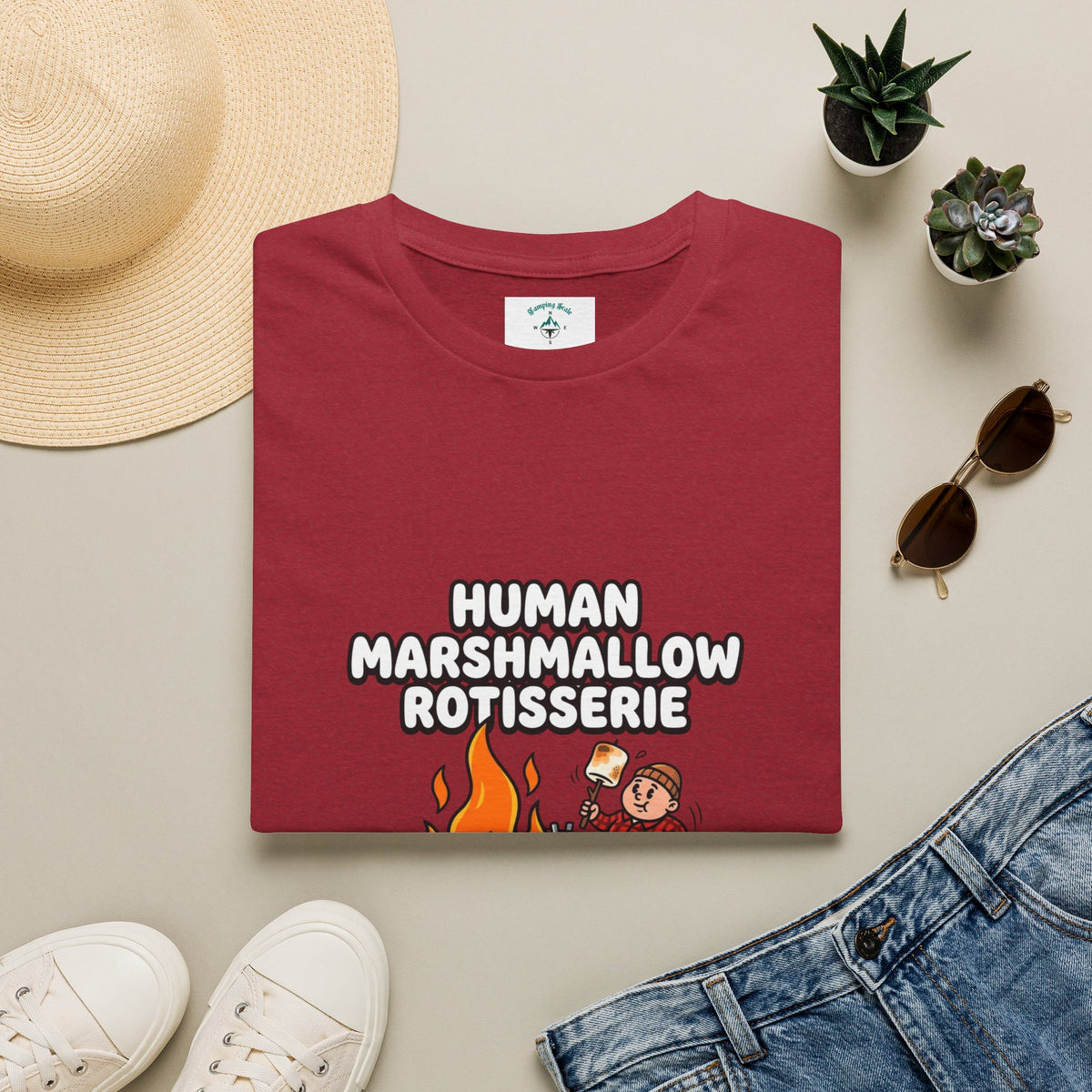 Human Marshmallow Rotisserie
