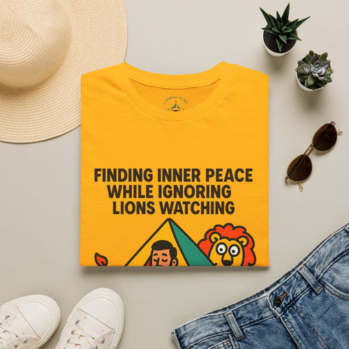 Finding Inner Peace While Ignoring Lions Tee