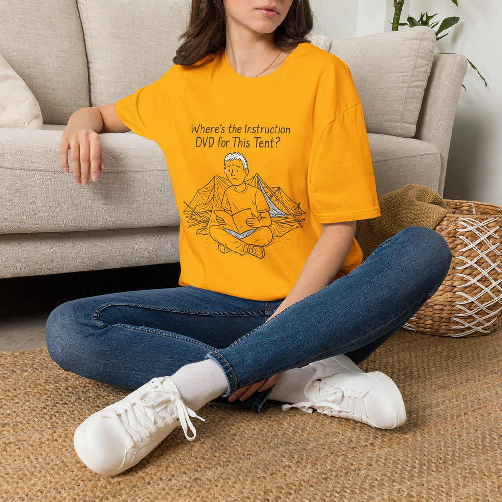 Tent Setup Puzzle Tee