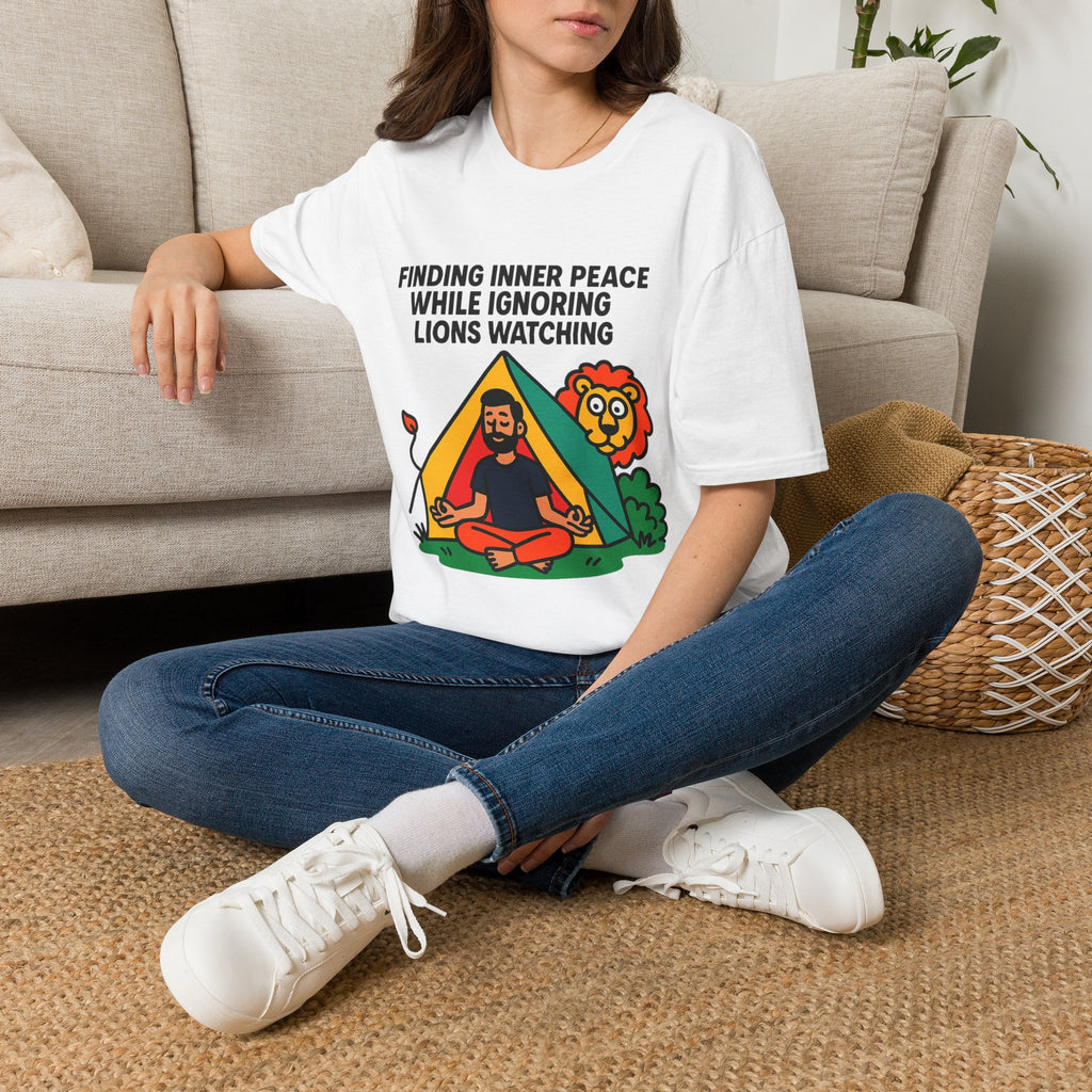 Finding Inner Peace While Ignoring Lions Tee