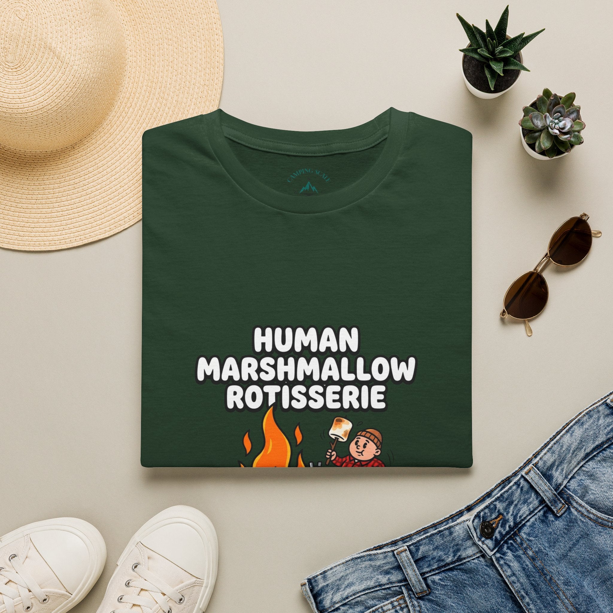 Human Marshmallow Rotisserie