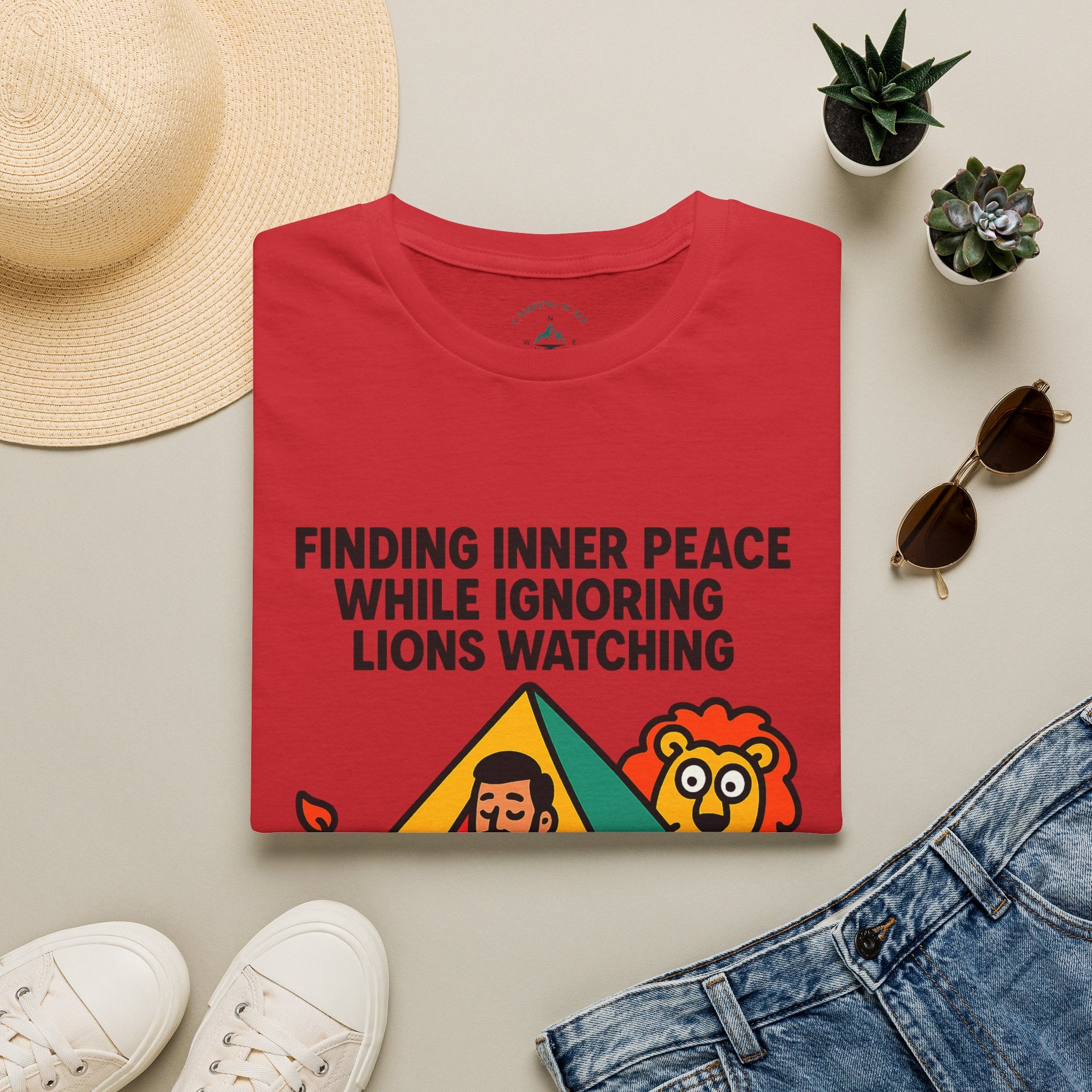 Finding Inner Peace While Ignoring Lions Tee