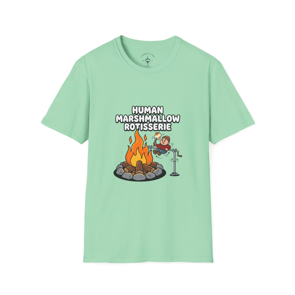 Human Marshmallow Rotisserie