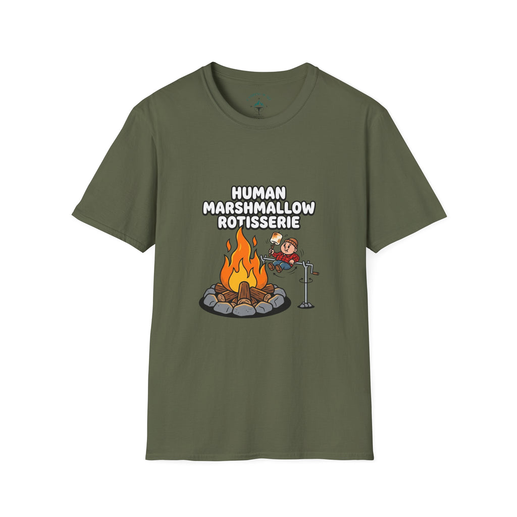 Human Marshmallow Rotisserie