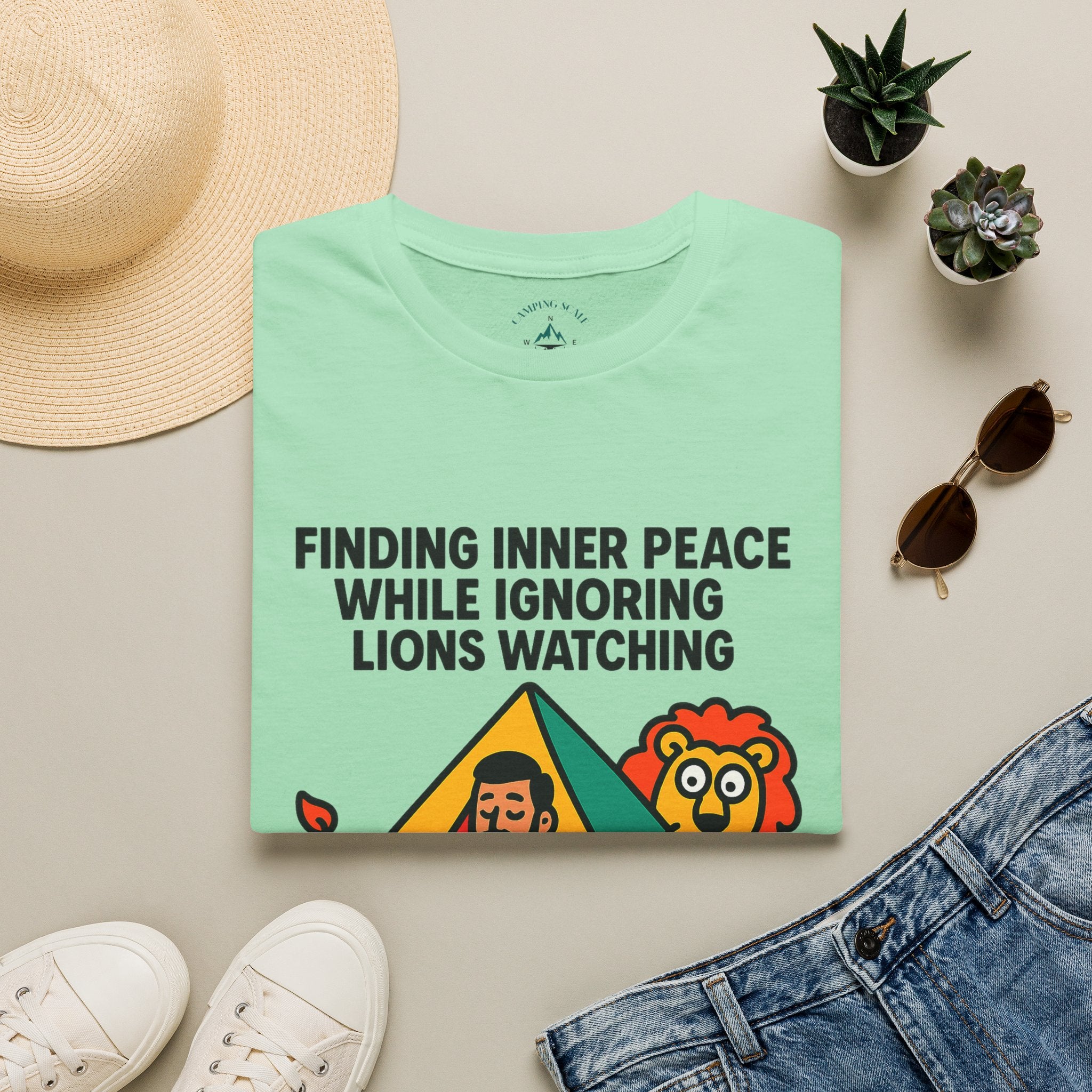Finding Inner Peace While Ignoring Lions Tee