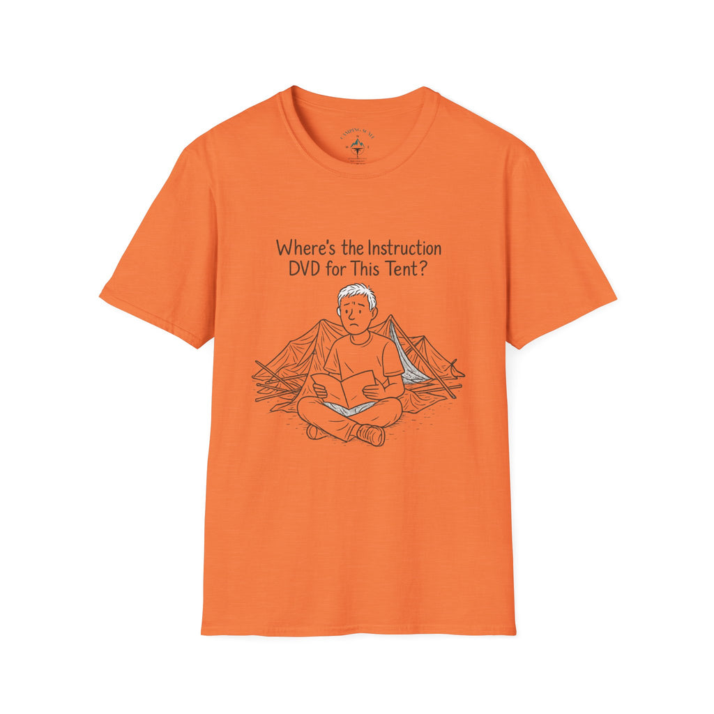 Tent Setup Puzzle Tee