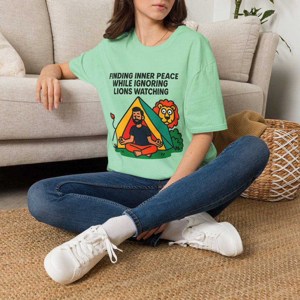 Finding Inner Peace While Ignoring Lions Tee