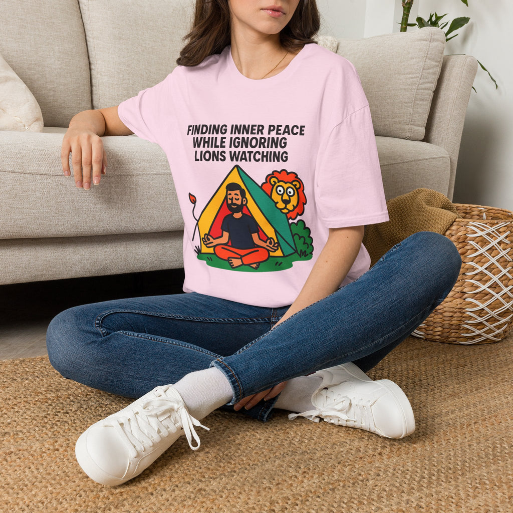 Finding Inner Peace While Ignoring Lions Tee
