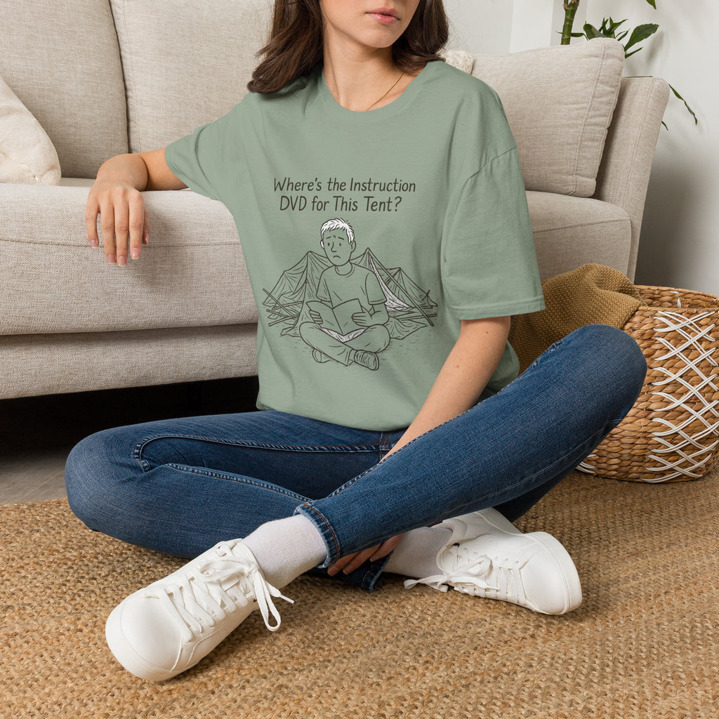 Tent Setup Puzzle Tee