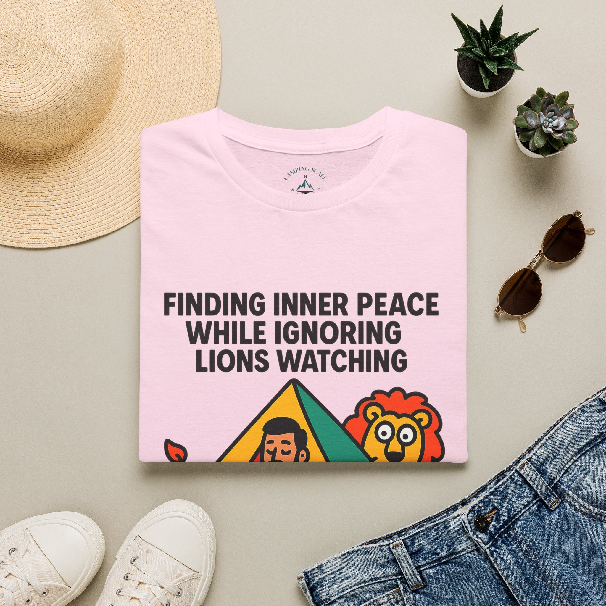 Finding Inner Peace While Ignoring Lions Tee