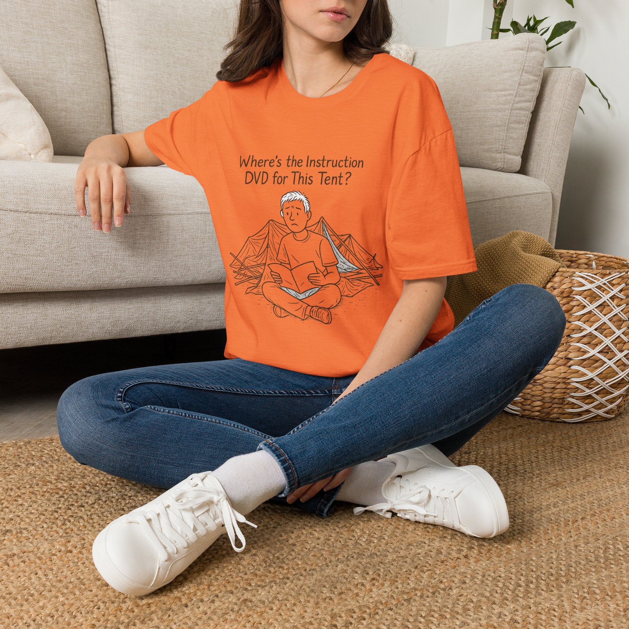 Tent Setup Puzzle Tee
