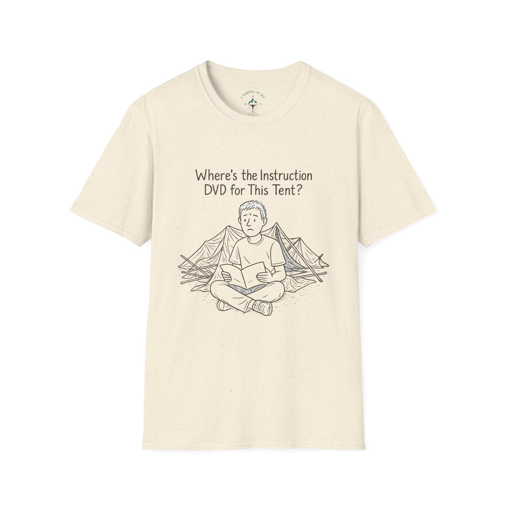 Tent Setup Puzzle Tee