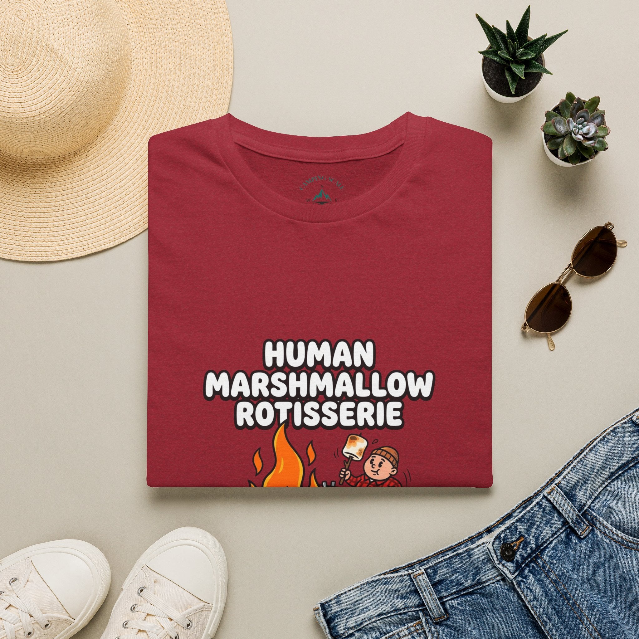Human Marshmallow Rotisserie