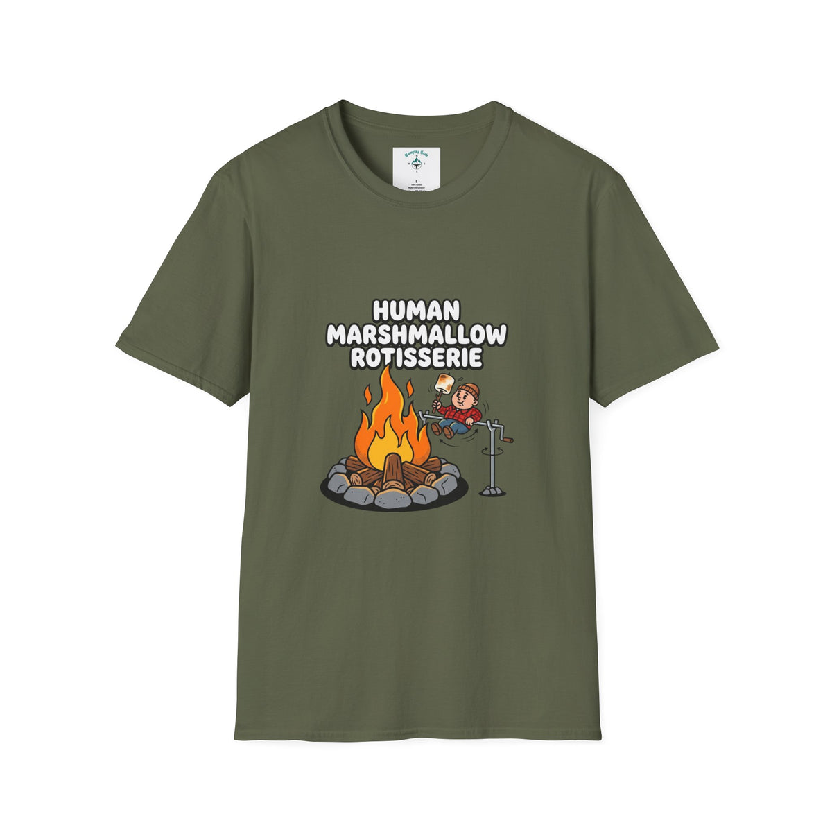 Human Marshmallow Rotisserie