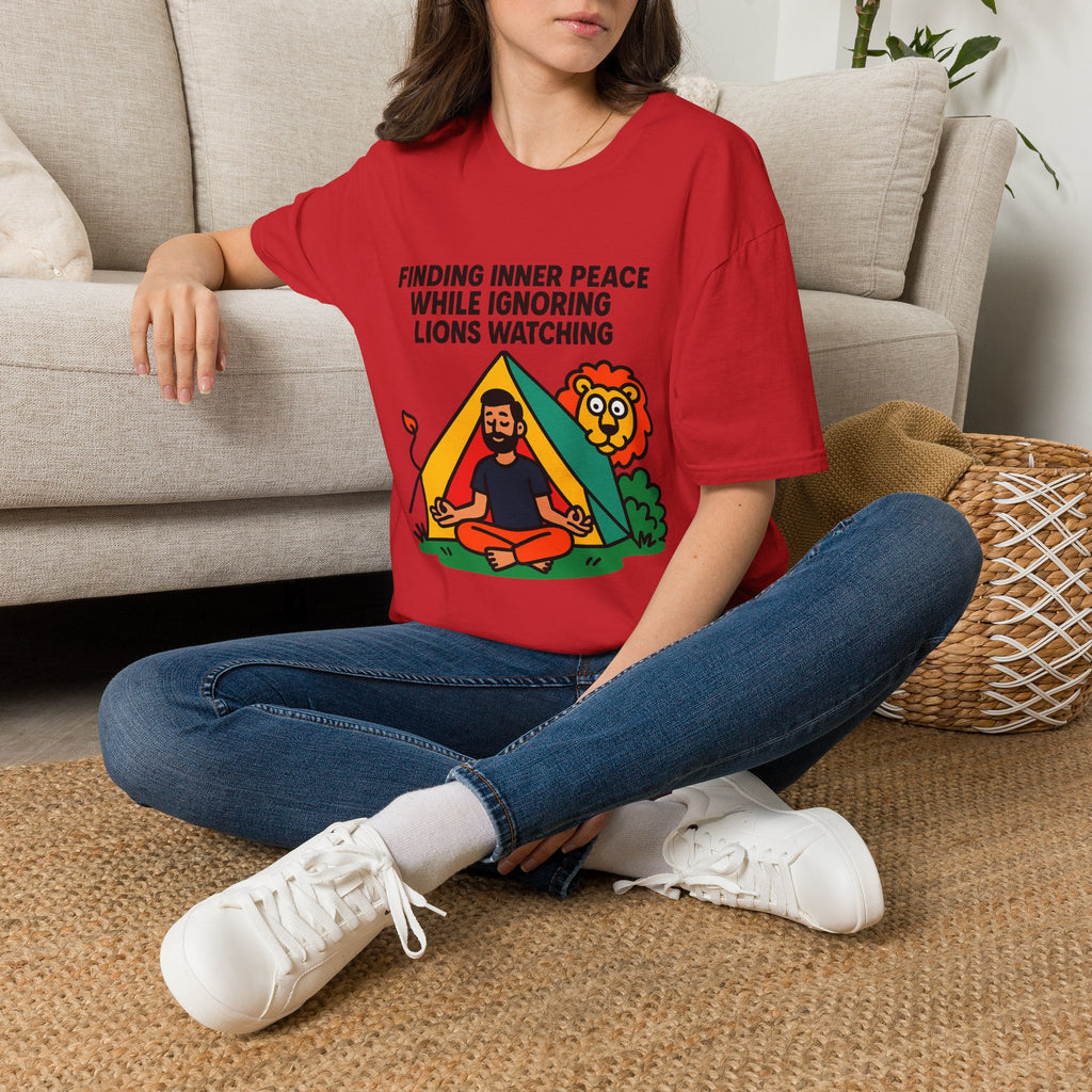 Finding Inner Peace While Ignoring Lions Tee